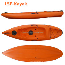 2018 China OEM wholesale clear hot sale LDPE small single sit on top cheap ocean Kayak with paddle